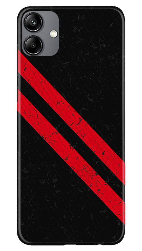 Black Red Pattern Mobile Back Case for Samsung Galaxy A04 (Design - 332)