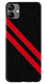 Black Red Pattern Mobile Back Case for Samsung Galaxy M04 (Design - 332)