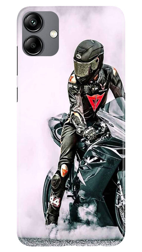 Biker Mobile Back Case for Samsung Galaxy A04 (Design - 342)