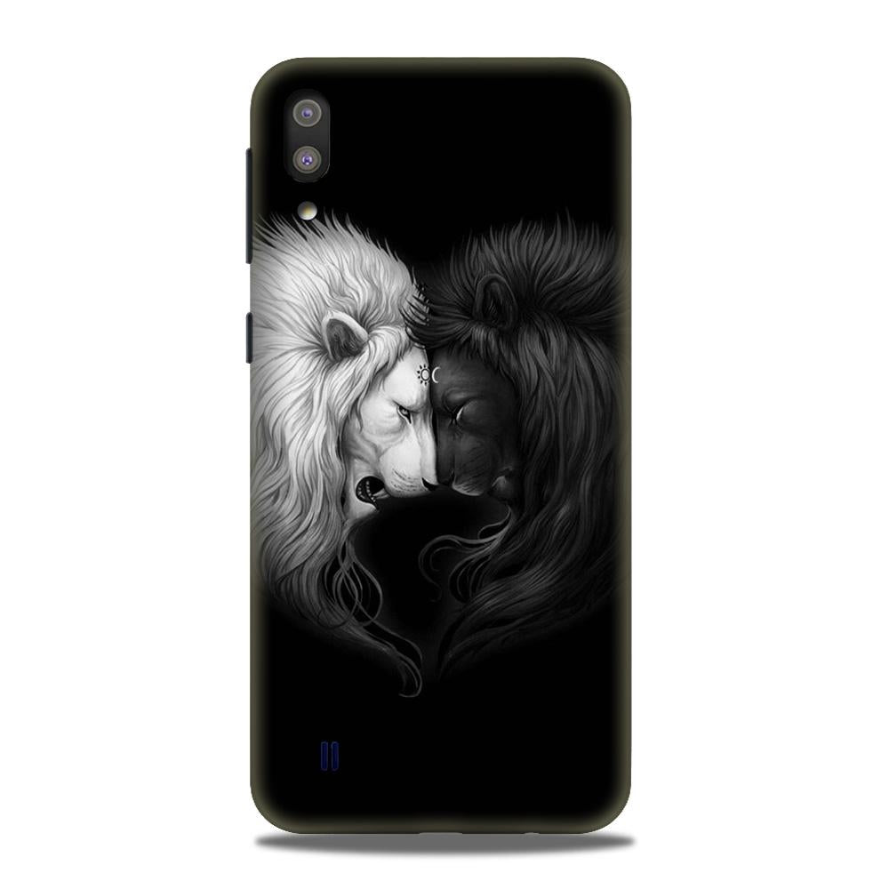 Dark White Lion Case for Samsung Galaxy A10  (Design - 140)