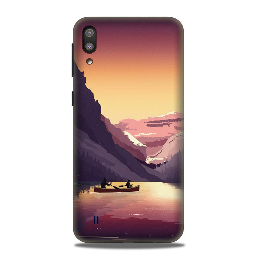 Mountains Boat Case for Samsung Galaxy M10 (Design - 181)