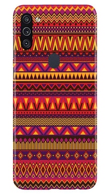 Zigzag line pattern2 Mobile Back Case for Samsung Galaxy A11 (Design - 10)