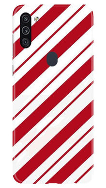 Red White Mobile Back Case for Samsung Galaxy A11 (Design - 44)