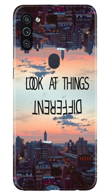 Look at things different Mobile Back Case for Samsung Galaxy A11 (Design - 99)