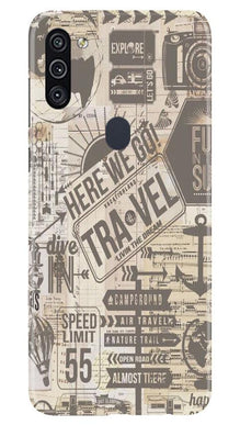 Travel Mobile Back Case for Samsung Galaxy A11  (Design - 104)