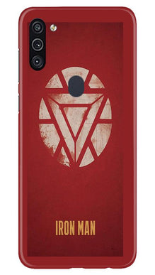 Iron Man Superhero Mobile Back Case for Samsung Galaxy A11  (Design - 115)