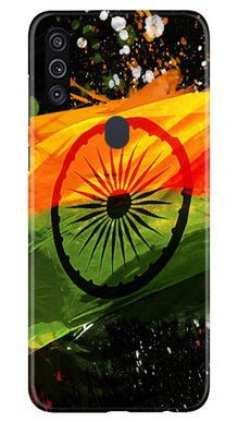 Indian Flag Mobile Back Case for Samsung Galaxy A11  (Design - 137)