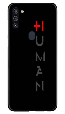 Human Mobile Back Case for Samsung Galaxy A11  (Design - 141)