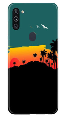 Sky Trees Mobile Back Case for Samsung Galaxy A11 (Design - 191)