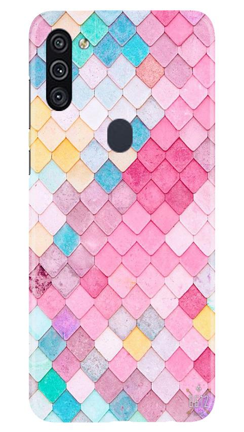 Pink Pattern Case for Samsung Galaxy A11 (Design No. 215)