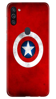 Captain America Mobile Back Case for Samsung Galaxy A11 (Design - 249)