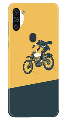 Bike Lovers Mobile Back Case for Samsung Galaxy A11 (Design - 256)