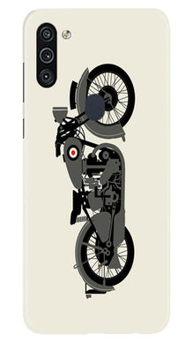 MotorCycle Mobile Back Case for Samsung Galaxy A11 (Design - 259)