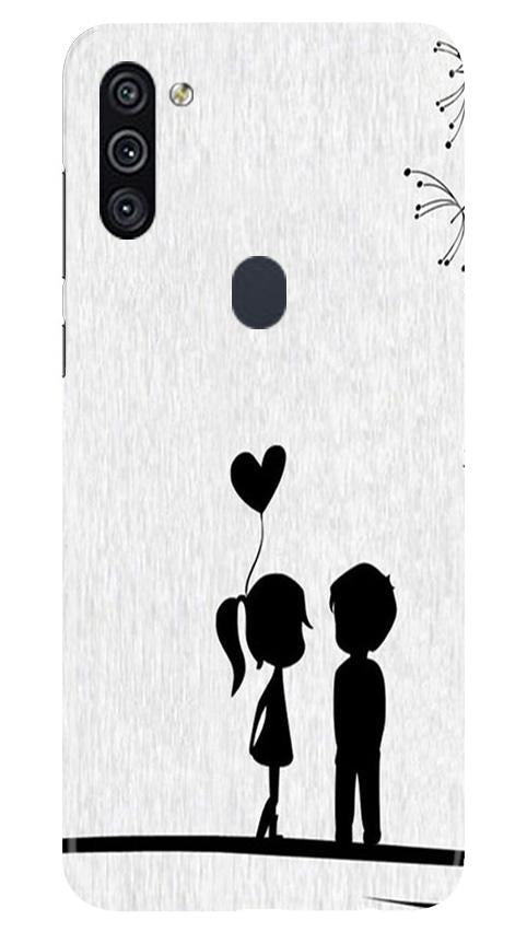 Cute Kid Couple Case for Samsung Galaxy A11 (Design No. 283)