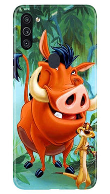 Timon and Pumbaa Mobile Back Case for Samsung Galaxy A11 (Design - 305)