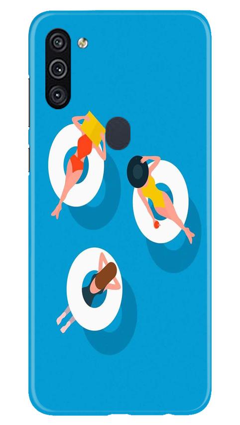 Girlish Mobile Back Case for Samsung Galaxy A11 (Design - 306)