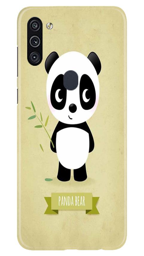 Panda Bear Mobile Back Case for Samsung Galaxy A11 (Design - 317)