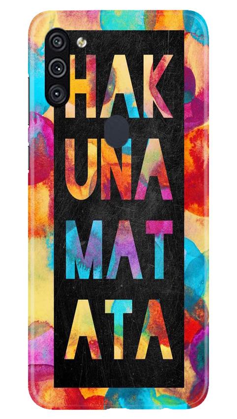 Hakuna Matata Mobile Back Case for Samsung Galaxy A11 (Design - 323)