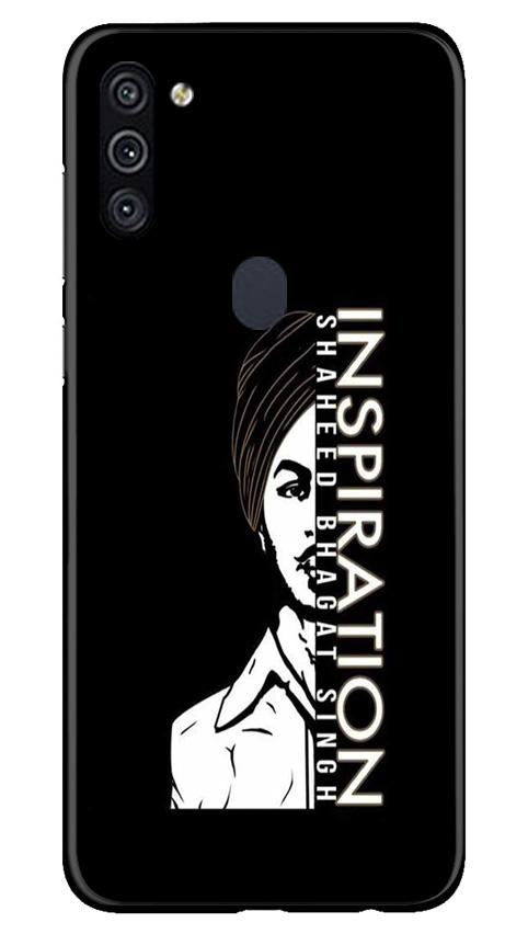 Bhagat Singh Mobile Back Case for Samsung Galaxy A11 (Design - 329)