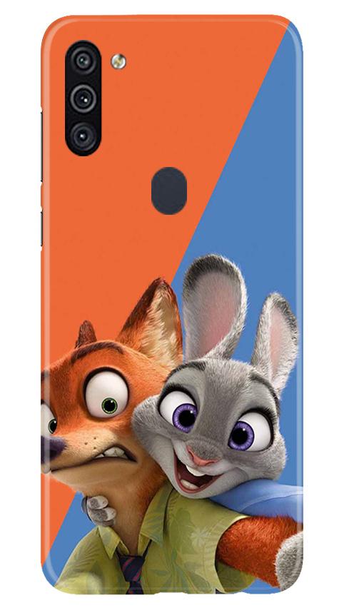 Cartoon Mobile Back Case for Samsung Galaxy A11 (Design - 346)
