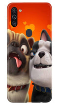 Dog Puppy Mobile Back Case for Samsung Galaxy A11 (Design - 350)