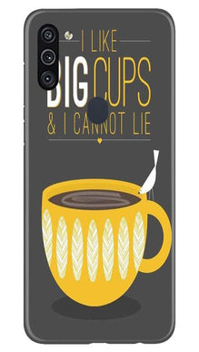 Big Cups Coffee Mobile Back Case for Samsung Galaxy A11 (Design - 352)