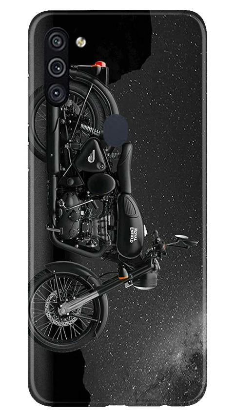 Royal Enfield Mobile Back Case for Samsung Galaxy A11 (Design - 381)