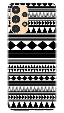Black white Pattern Mobile Back Case for Samsung Galaxy A13 (Design - 5)