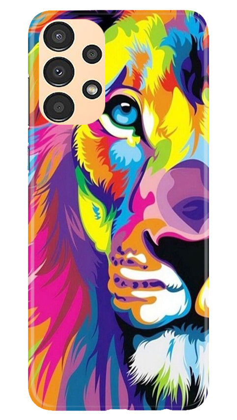 Colorful Lion Case for Samsung Galaxy A13  (Design - 110)