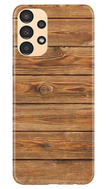 Wooden Look Mobile Back Case for Samsung Galaxy A13  (Design - 113)
