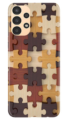 Puzzle Pattern Mobile Back Case for Samsung Galaxy A13 (Design - 186)