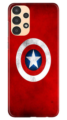 Captain America Mobile Back Case for Samsung Galaxy A13 (Design - 249)