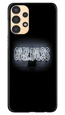 Girl Boss Black Mobile Back Case for Samsung Galaxy A13 (Design - 237)