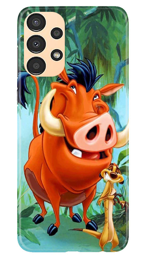 Timon and Pumbaa Mobile Back Case for Samsung Galaxy A13 (Design - 267)