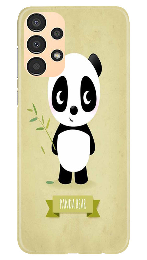 Panda Bear Mobile Back Case for Samsung Galaxy A13 (Design - 279)