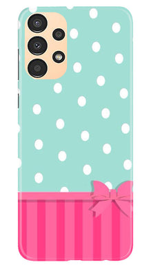 Gift Wrap Mobile Back Case for Samsung Galaxy A13 (Design - 30)