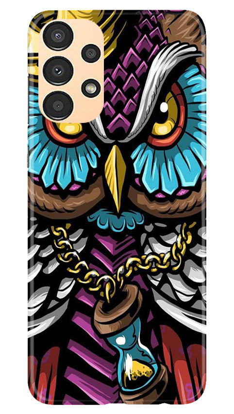 Owl Mobile Back Case for Samsung Galaxy A13 (Design - 318)