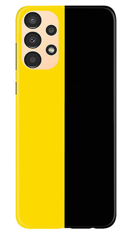 Black Yellow Pattern Mobile Back Case for Samsung Galaxy A13 (Design - 354)