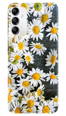 White flowers2 Mobile Back Case for Samsung Galaxy A14 5G (Design - 62)