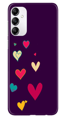 Purple Background Mobile Back Case for Samsung Galaxy A14 5G  (Design - 107)