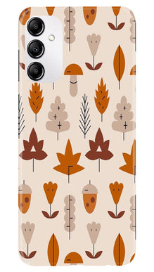 Leaf Pattern Art Mobile Back Case for Samsung Galaxy M14 5G  (Design - 132)