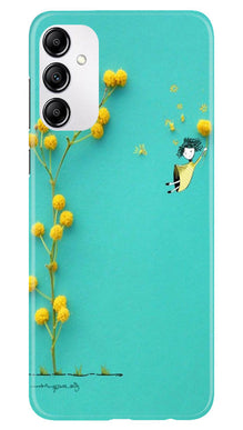 Flowers Girl Mobile Back Case for Samsung Galaxy A14 5G (Design - 185)