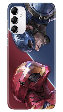 Ironman Captain America Mobile Back Case for Samsung Galaxy M14 5G (Design - 214)