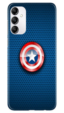 Captain America Shield Mobile Back Case for Samsung Galaxy M14 5G (Design - 222)
