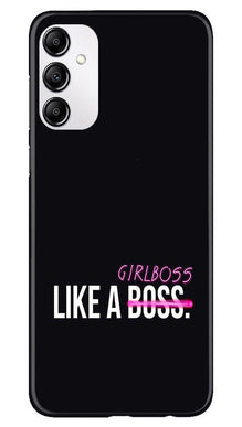 Like a Girl Boss Mobile Back Case for Samsung Galaxy M14 5G (Design - 234)