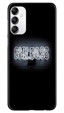 Girl Boss Black Mobile Back Case for Samsung Galaxy M14 5G (Design - 237)