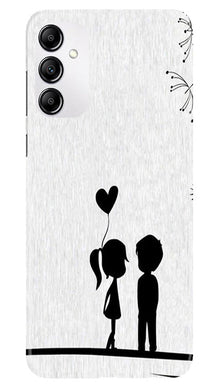Cute Kid Couple Mobile Back Case for Samsung Galaxy A14 5G (Design - 252)