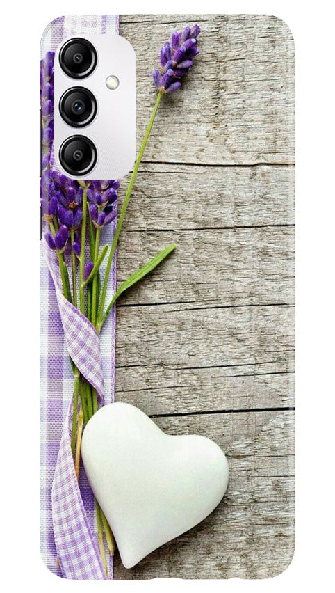 White Heart Case for Samsung Galaxy M14 5G (Design No. 260)