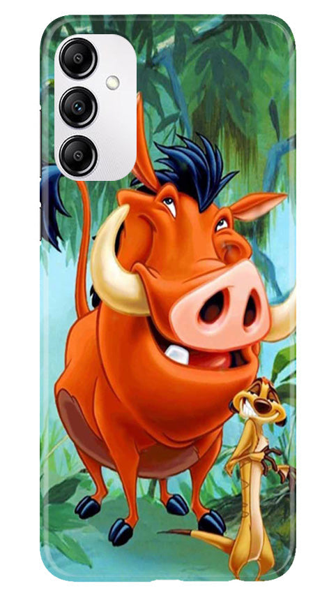 Timon and Pumbaa Mobile Back Case for Samsung Galaxy M14 5G (Design - 267)
