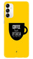 Coffee Optimism Mobile Back Case for Samsung Galaxy M14 5G (Design - 313)